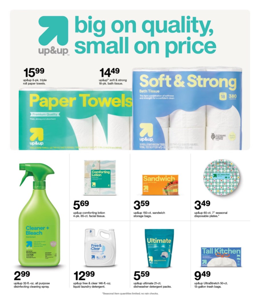 page from Target ad