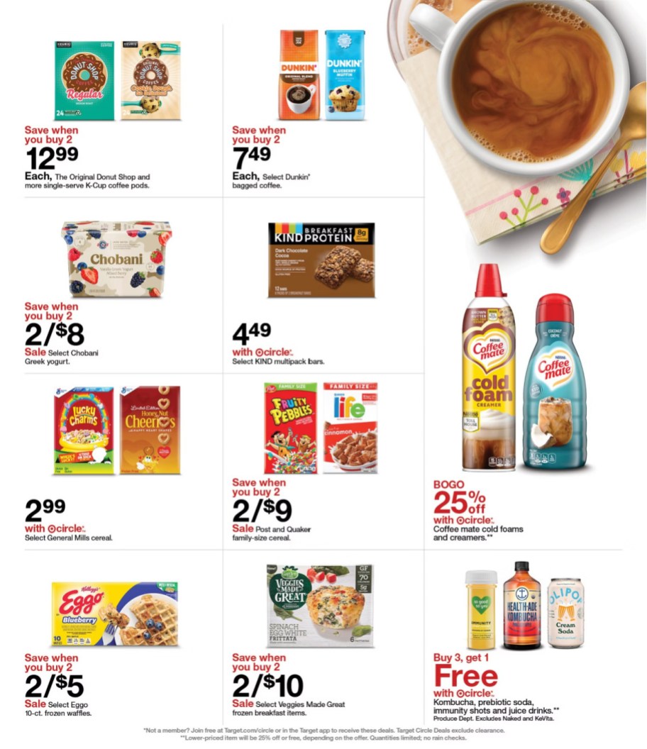 page from Target ad