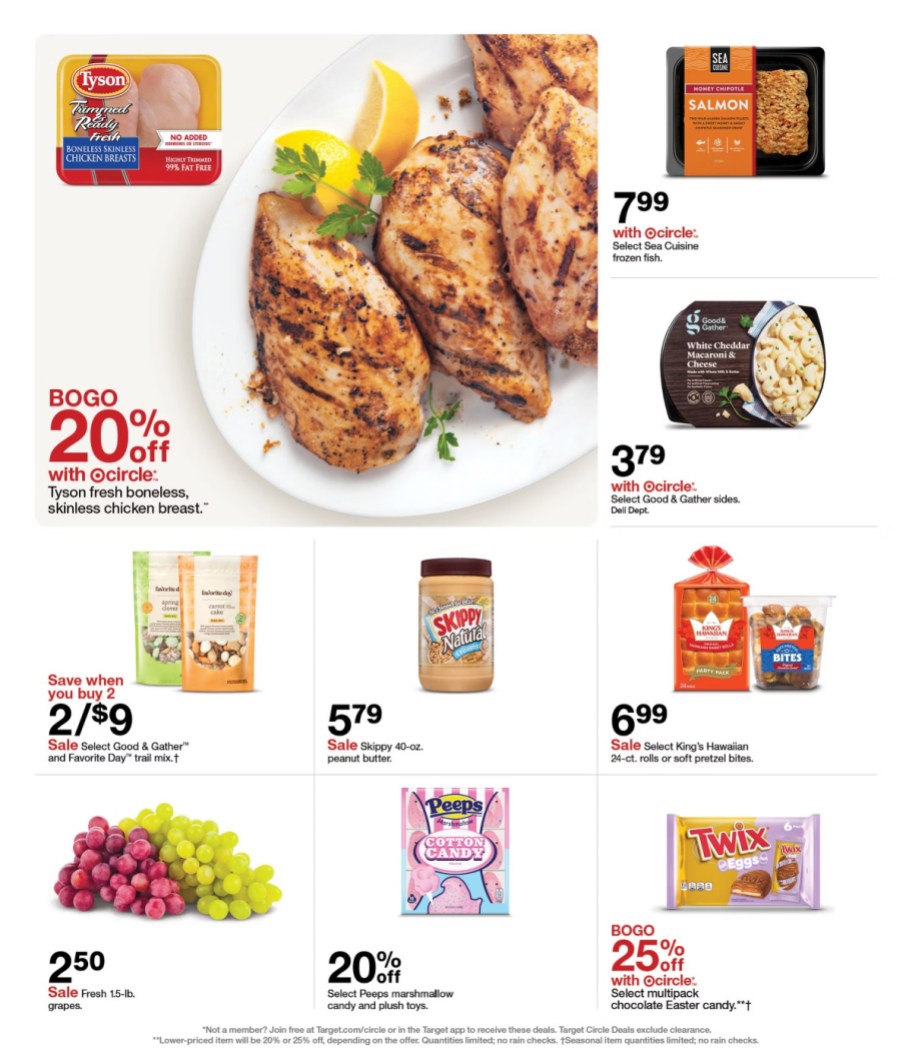 page from Target ad