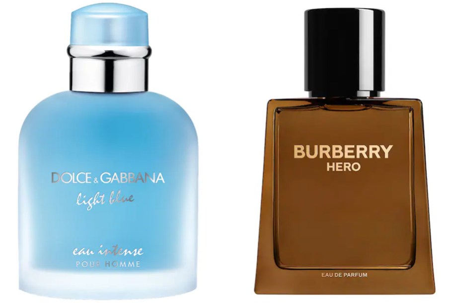 Dolce & Gabbana and Burberry fragrances