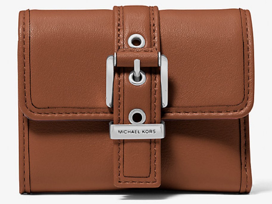 brown Micahel Kors wallet