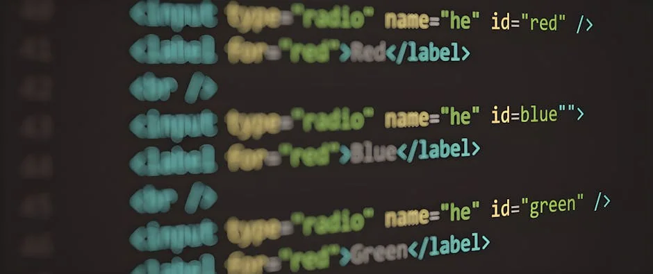 HTML code displayed on a screen, demonstrating web structure and syntax. - affordable web hosting promo codes for bloggers
