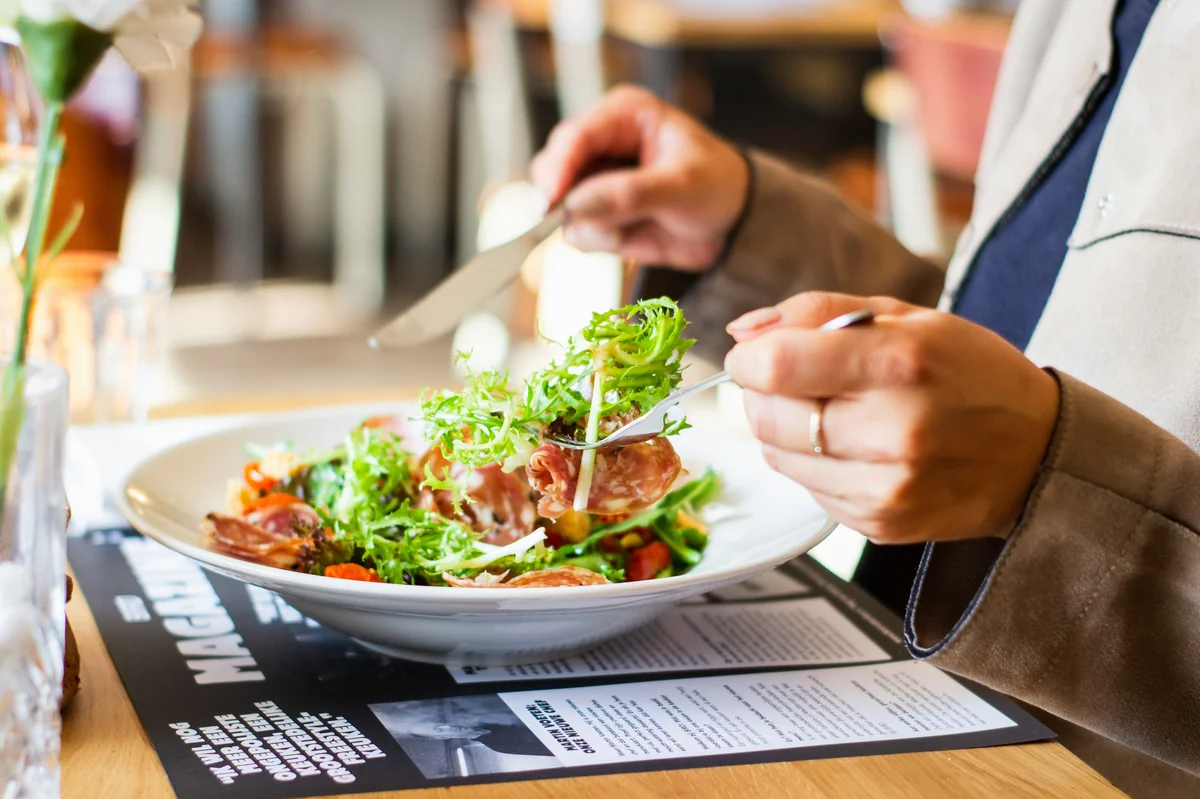 round white ceramic plate - local restaurant coupons and dining out deals